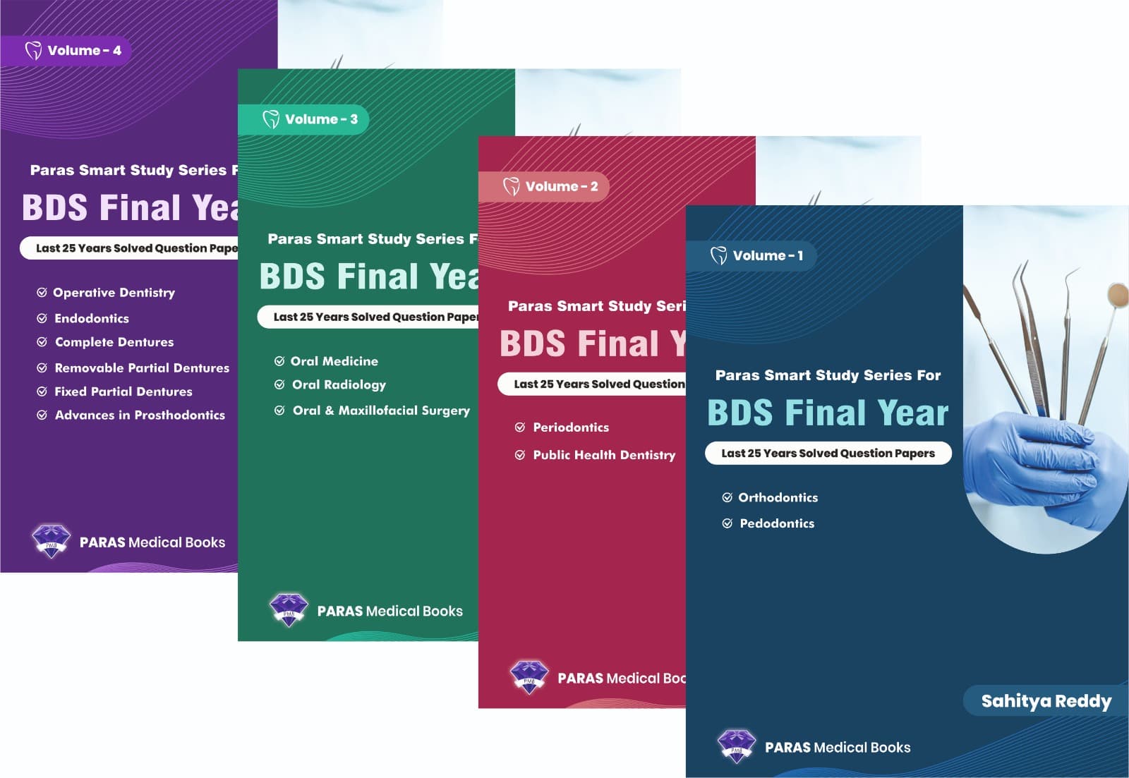 Paras Smart Study Series for BDS 4th Year 1st/2026 (4 Vols)