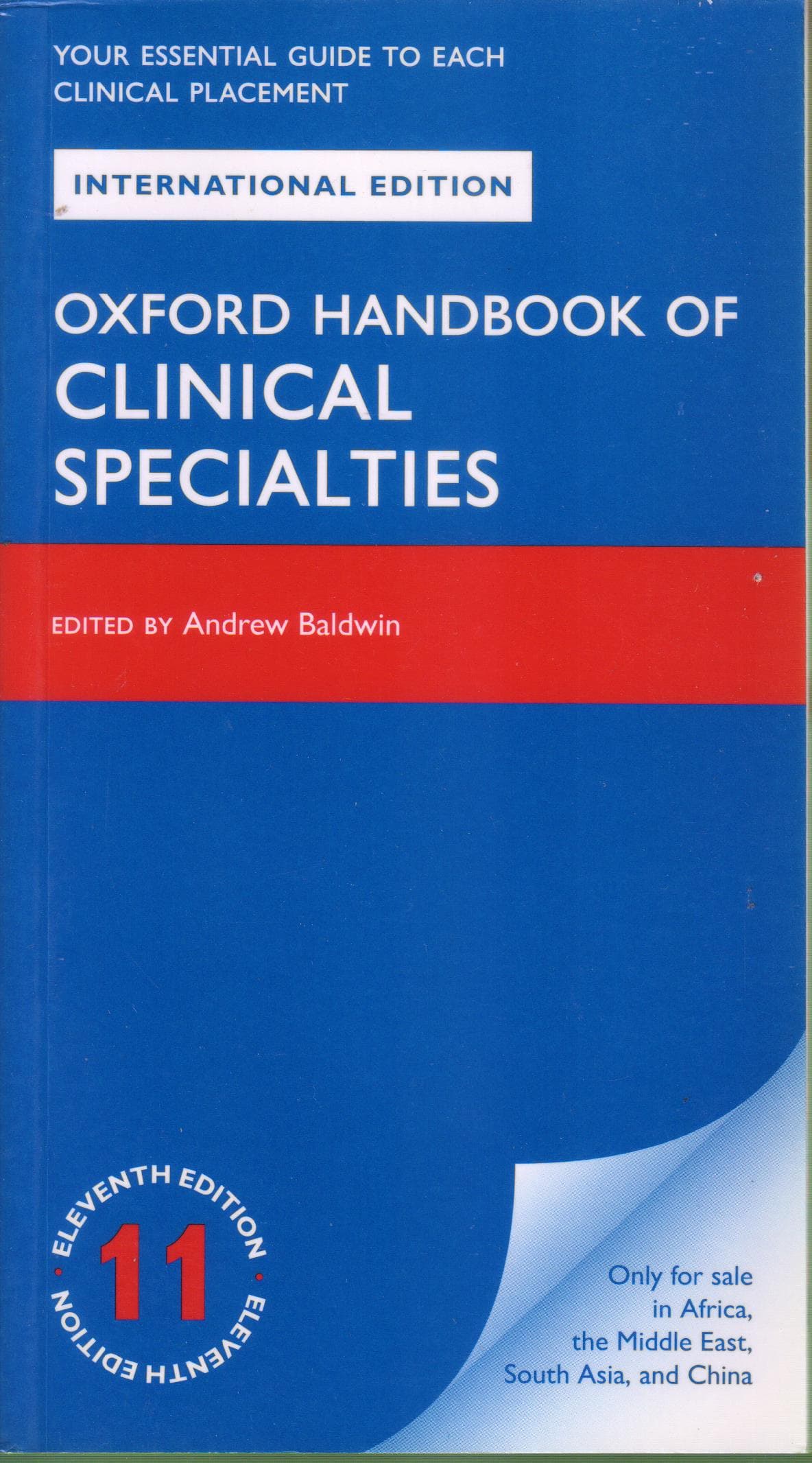 Oxford Handbook of Clinical Specialties 11th/2020