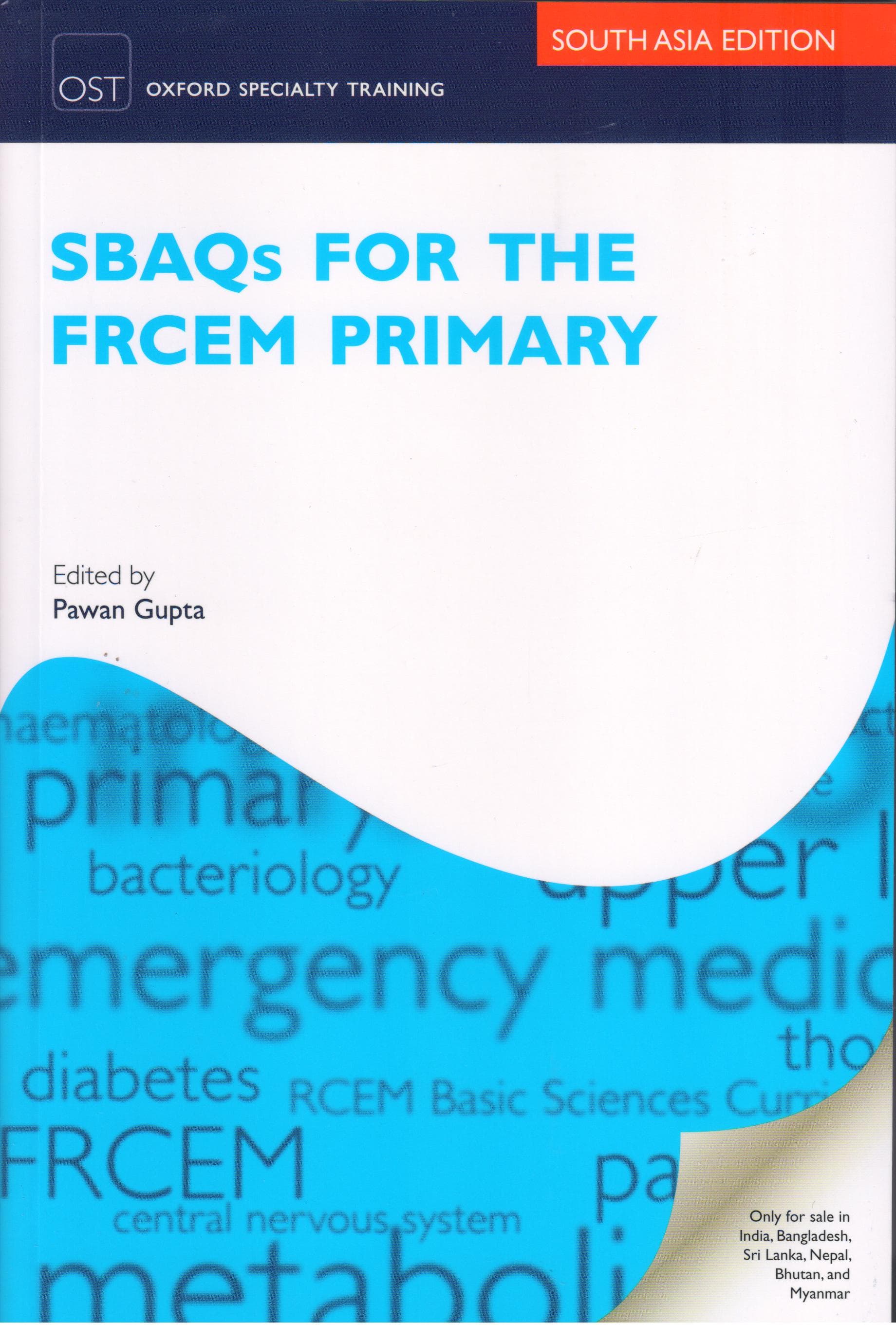 SBAQs for the FRCEM Primary 1st/2018