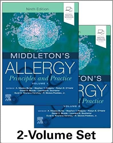 Middleton's Allergy 9th/2020 (2 Vols. Set)