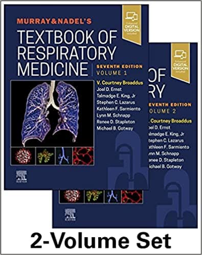 Murray and Nadels Textbook Of Respiratory Medicine 7th/2021 (2 Vols)