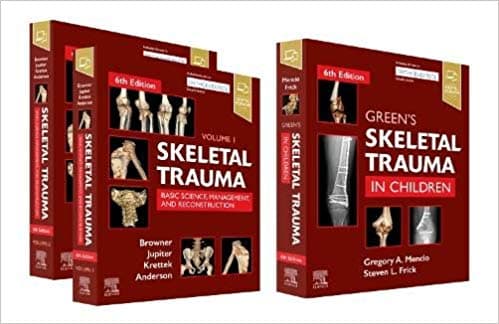 Skeletal Trauma and Green's Skeletal Trauma in Children 6th/2020 (3 Vols.Set)