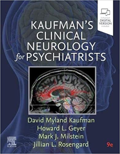 Kaufman's Clinical Neurology for Psychiatrists 9th/2022
