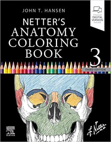 Netter's Anatomy Coloring Book 3rd/2022