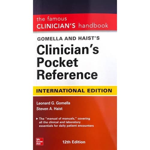Gomella And Haists Clinicians Pocket Reference 12th/2022