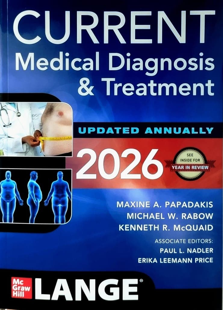 Current Medical Diagnosis and Treatment 65th/2026