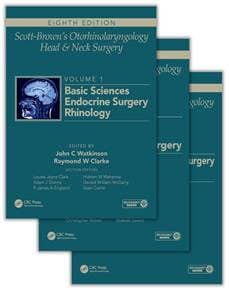 Scott Browns  Otorhinolaryngology Head and Neck Surgery 8th/2019 (3 Vols. Set)