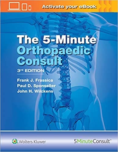 5 Minute Orthopaedic Consult 3rd/2020
