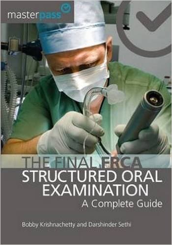 Final FRCA Structured Oral Examination 1st/2016