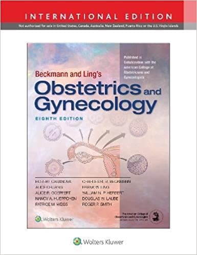 Beckmann and Ling's Obstetrics and Gynecology 8th/2018