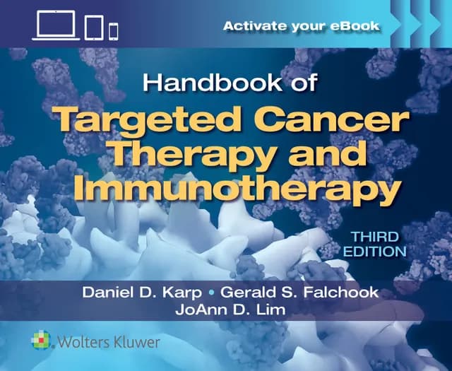 Handbook of Targeted Cancer Therapy and Immunotherapy 3rd/2023