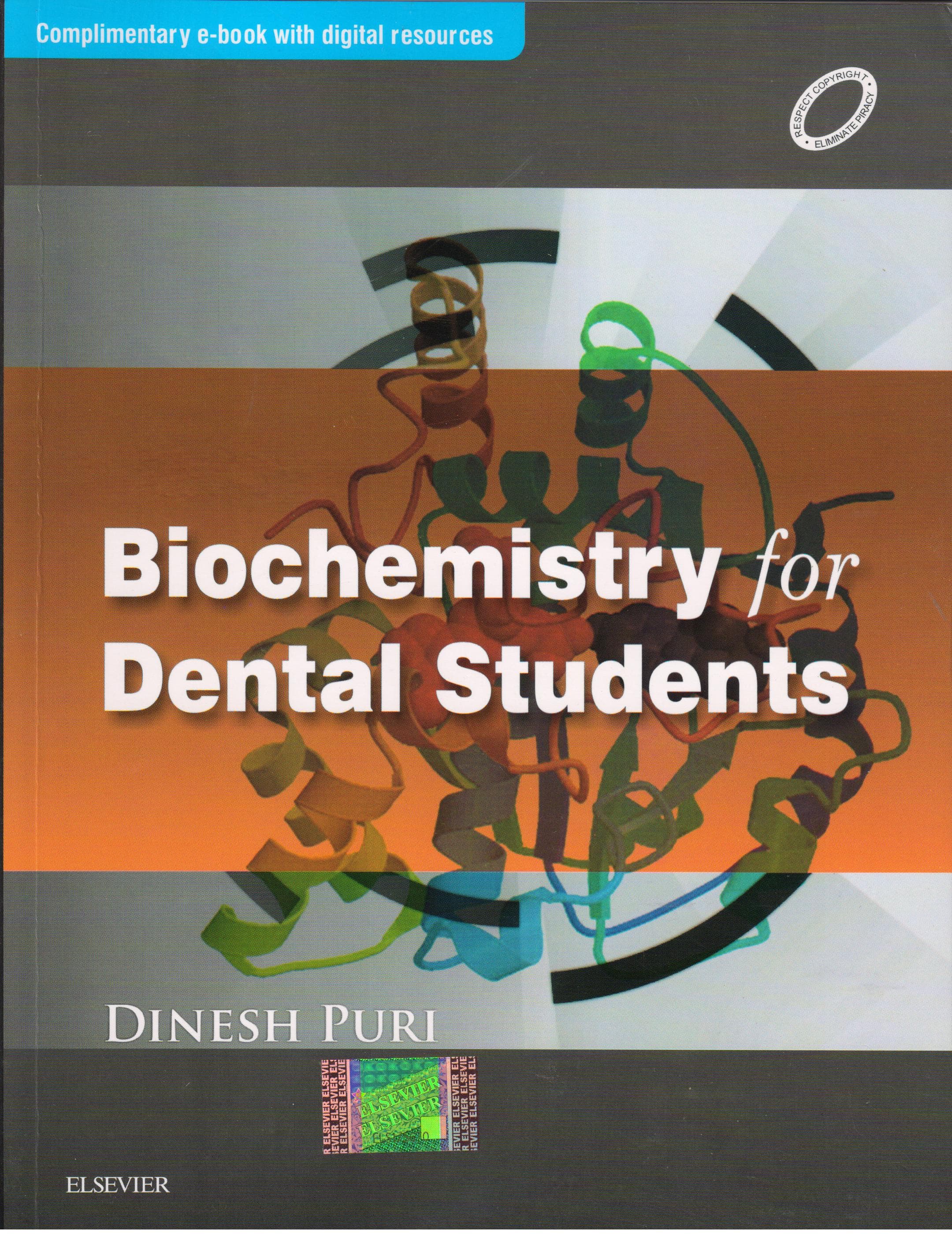 Biochemistry for Dental Students 1st/2016