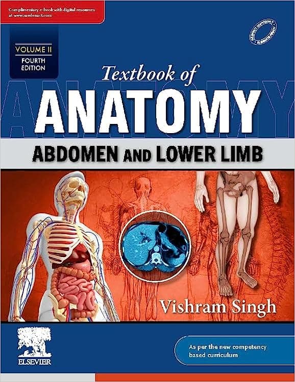 Textbook of Anatomy Abdomen and Lower Limb 4th/2023 (Vol 2)
