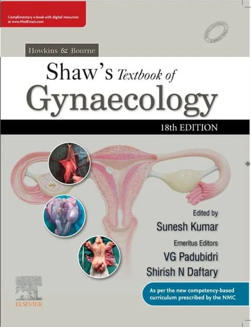 Shaw's Textbook of Gynaecology 18th/2022