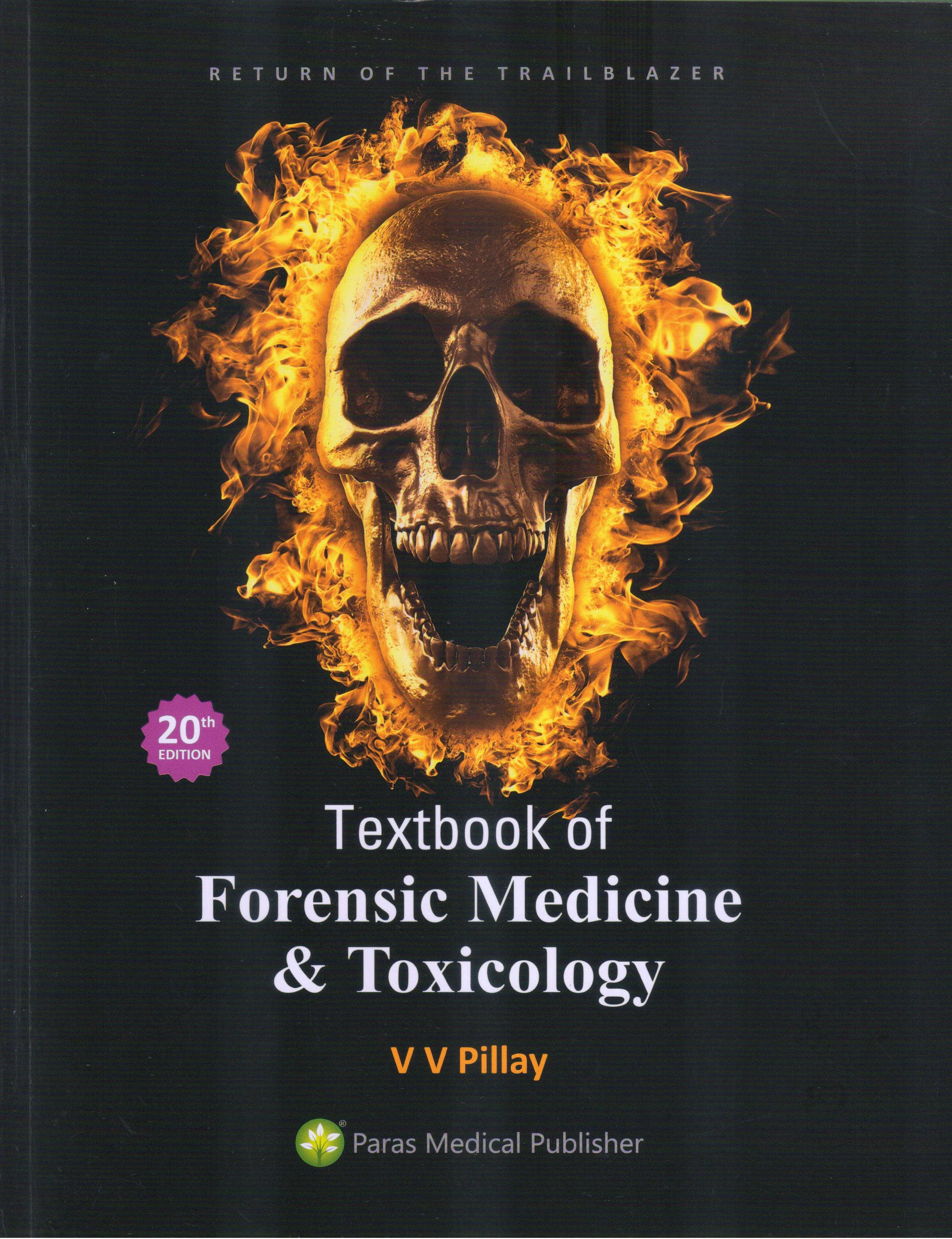 Textbook of Forensic Medicine & Toxicology 20th/2023