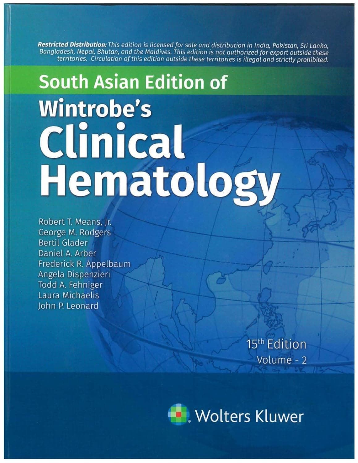 Wintrobe's Clinical Hematology 15th SAE/2024 (2 Vols)