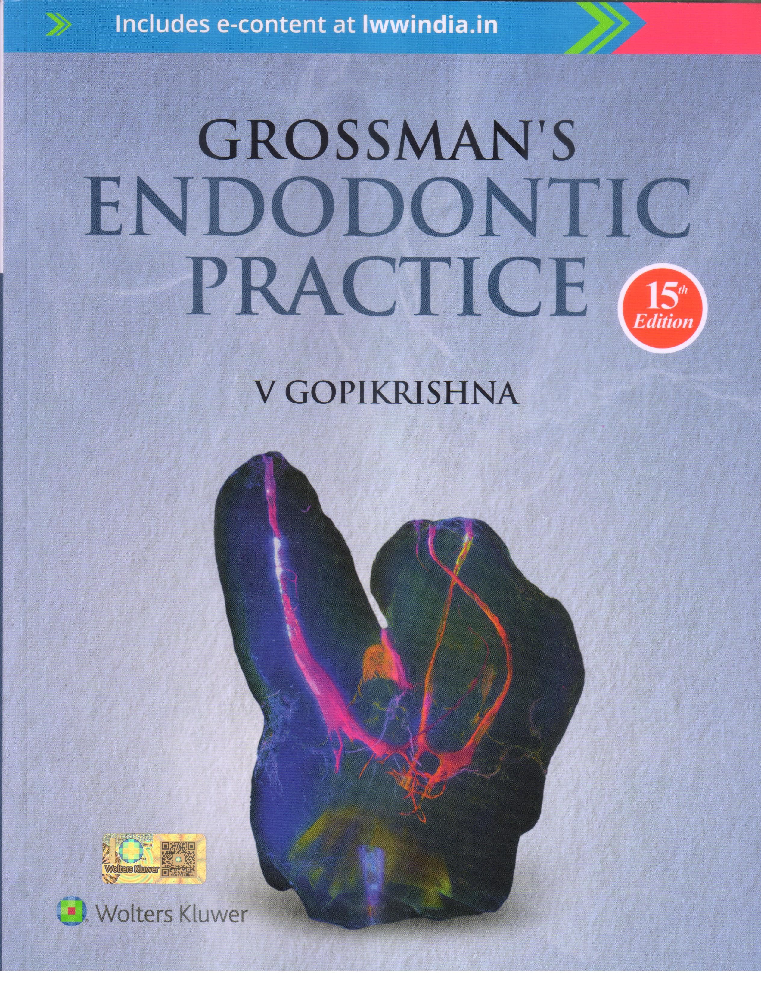 Grossmans Endodontic Practice 15th/2026