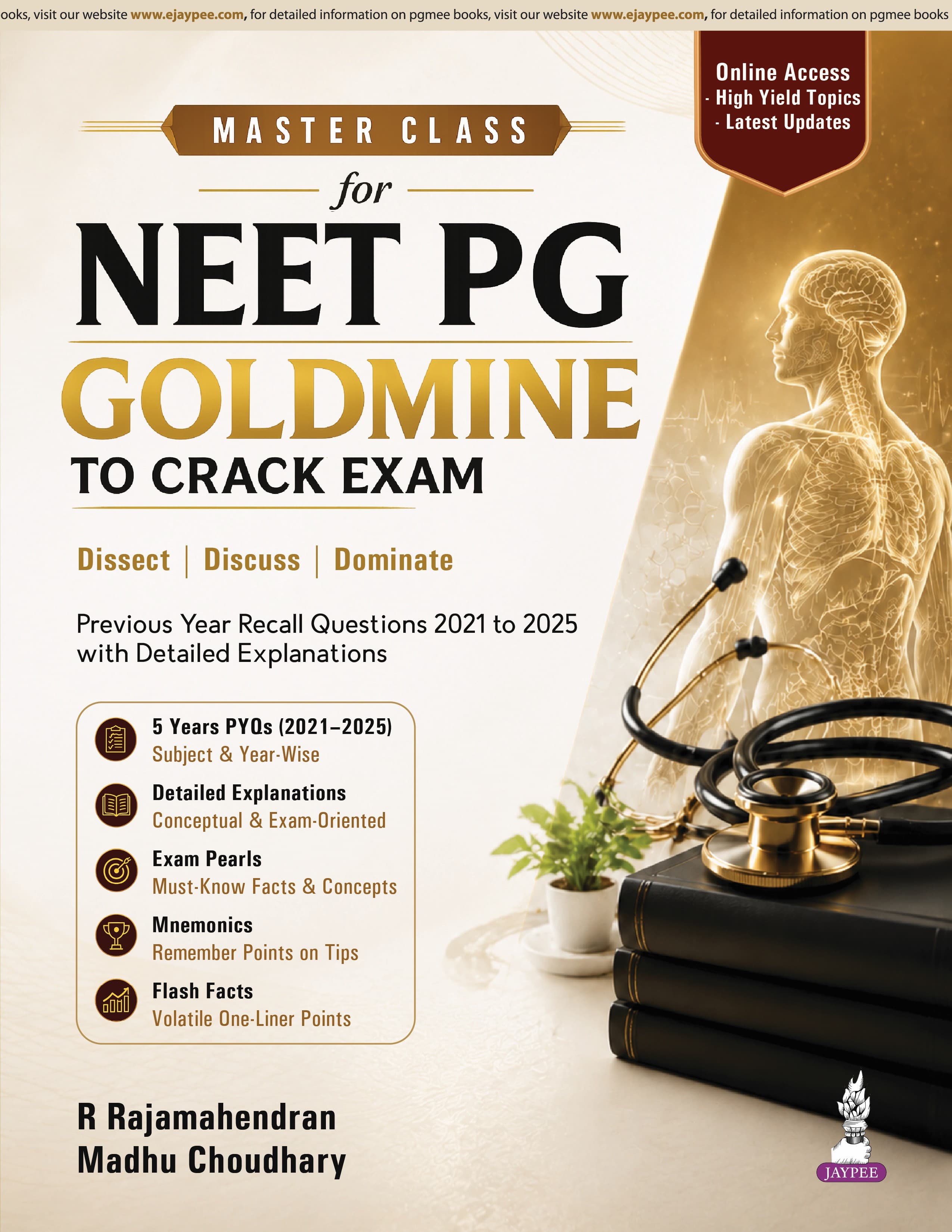 Master Class for Neet PG – Goldmine to Crack Exam 1st/2027