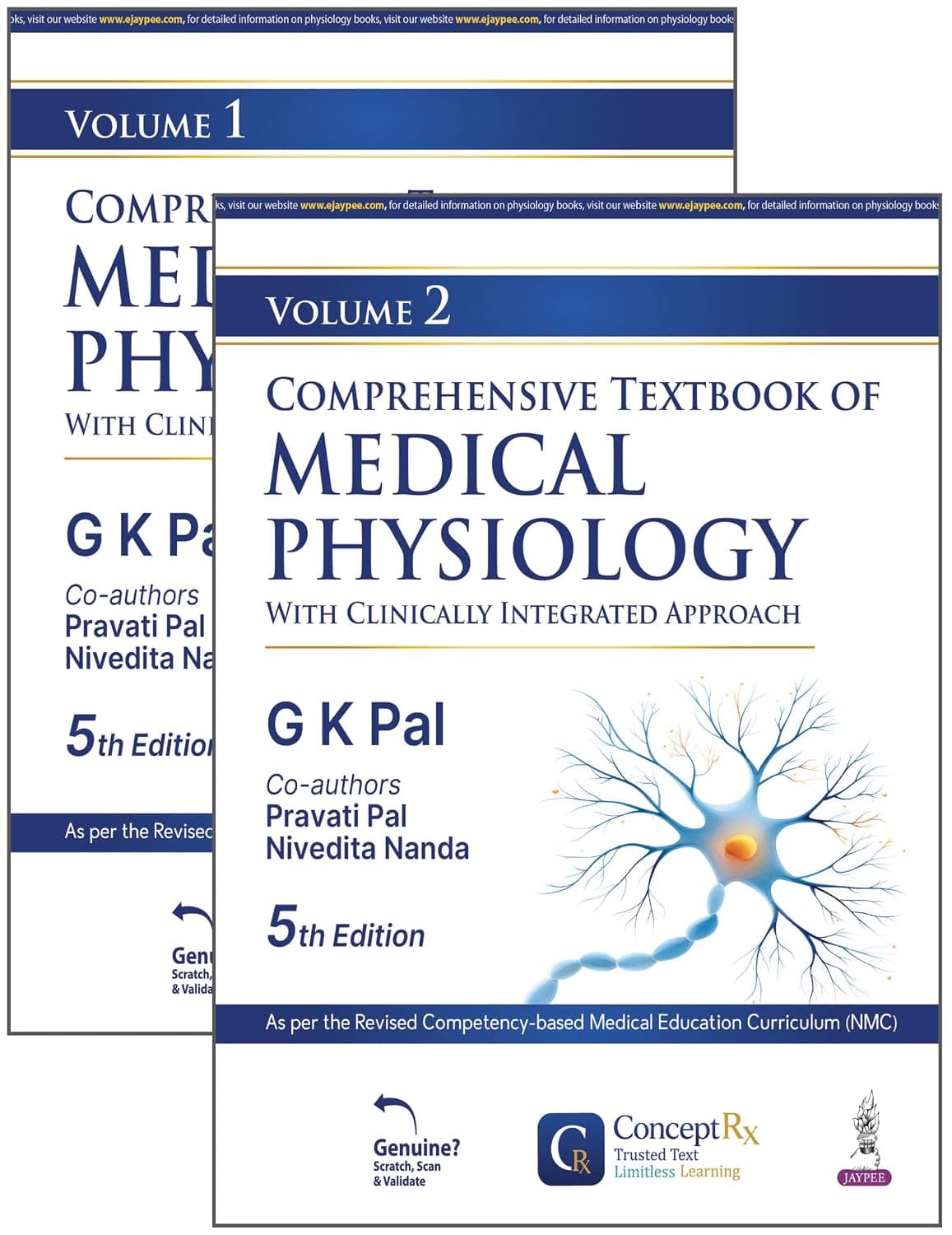 Comprehensive Textbook of Medical Physiology 5th/2027 (2 Vols)