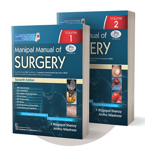 Manipal Manual Of Surgery 7th/2025 (2 Vols)