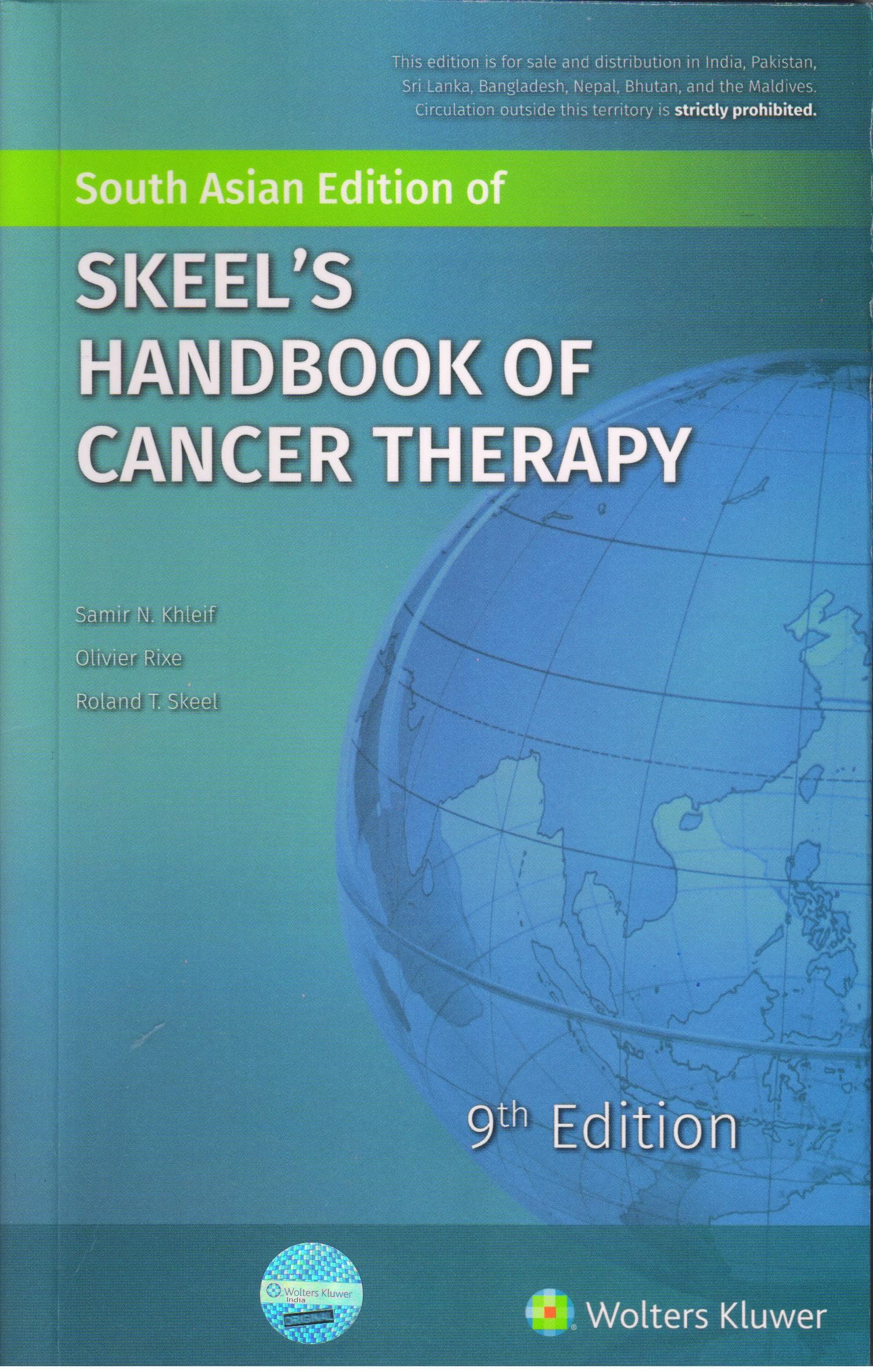 Skeels Handbook of Cancer Therapy 9th SAE/2016