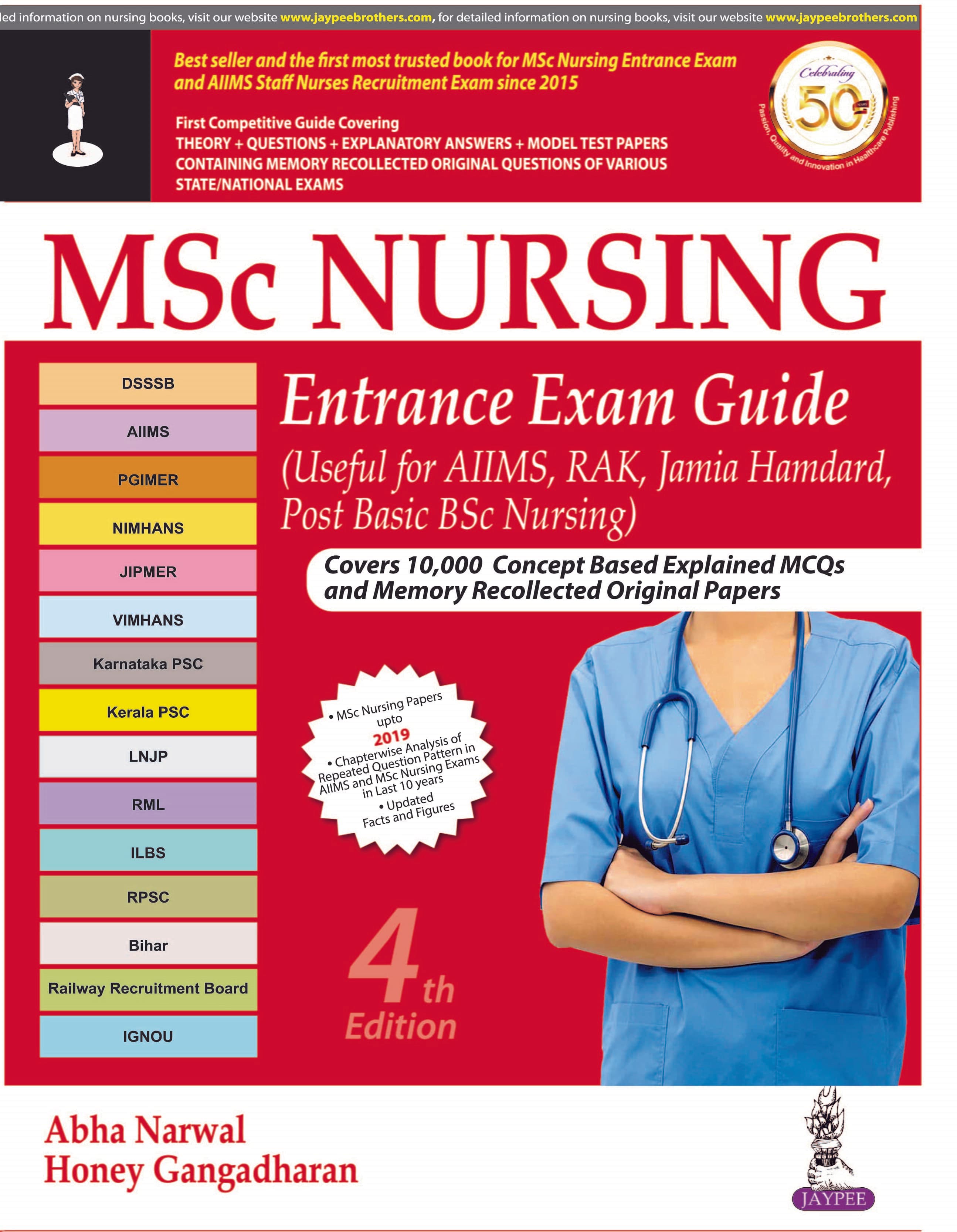 MSc Nursing Entrance Exam Guide 4th/2021