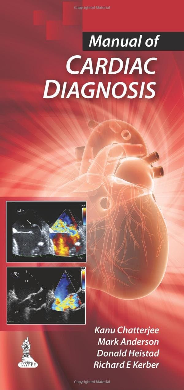 Manual Of Cardiac Diagnosis 1st/2014