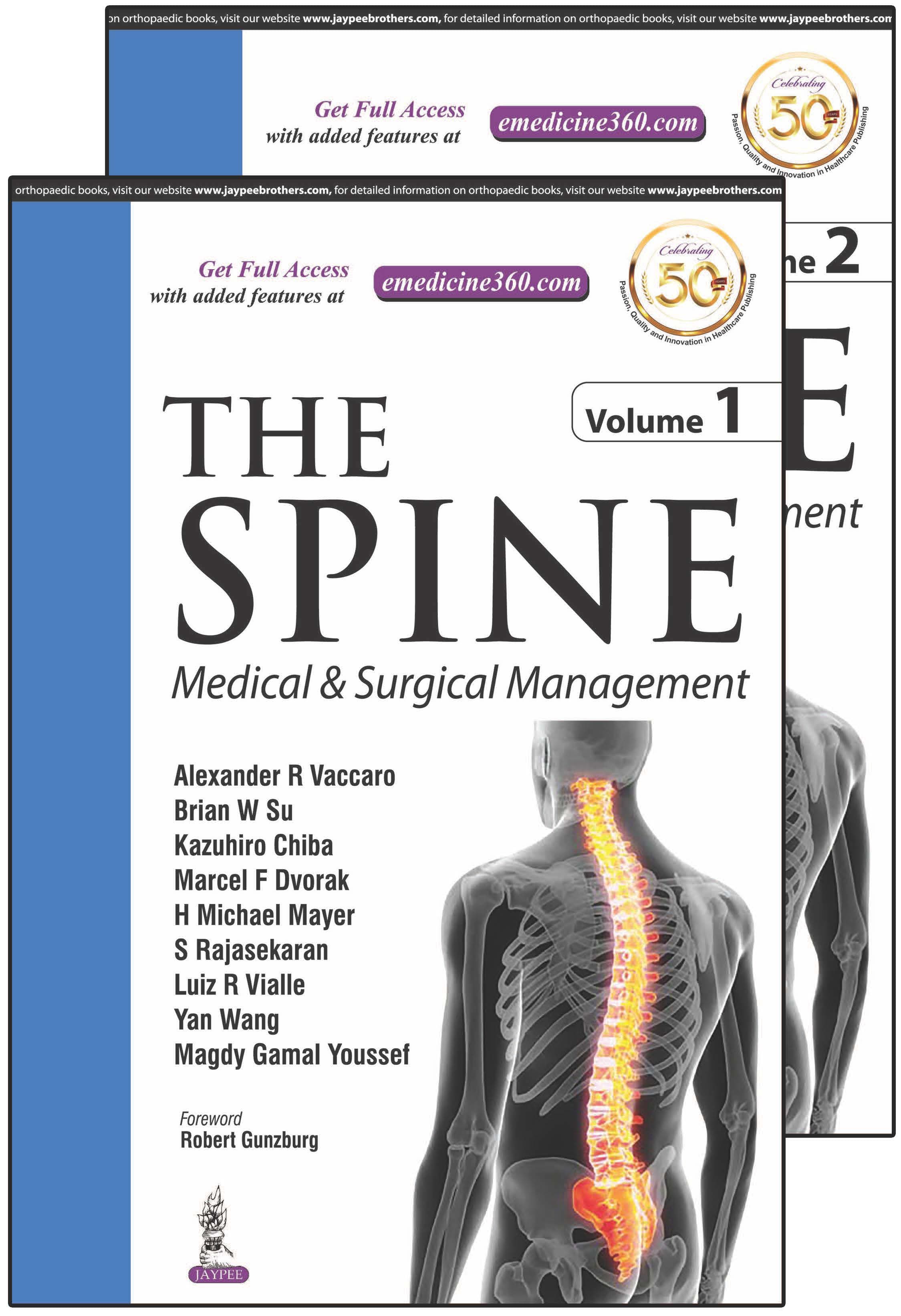 Spine Medical &amp; Surgical Management 1st/2019 (2 Vols. Set)
