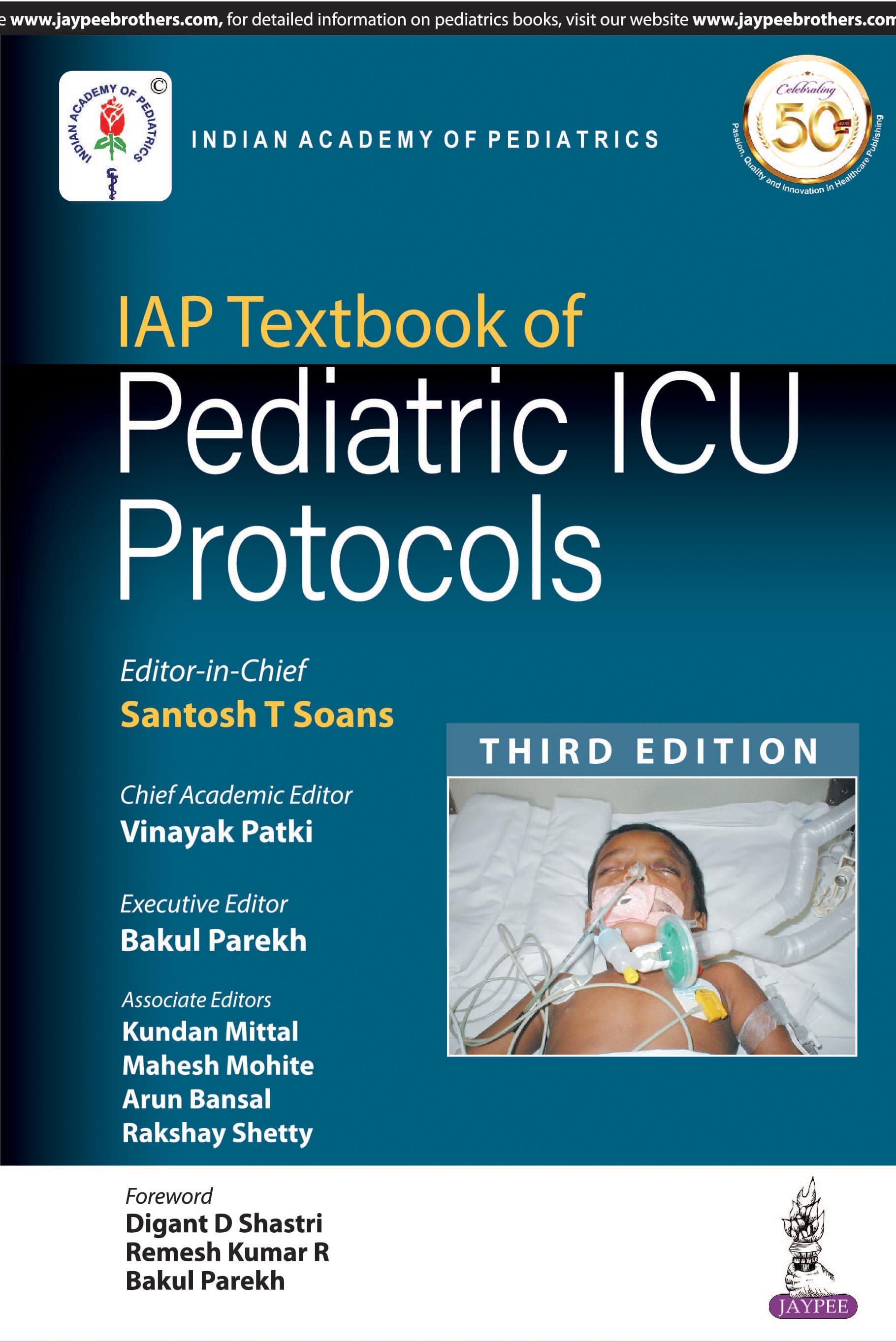 IAP Textbook Of Pediatric ICU Protocols 3rd/2019