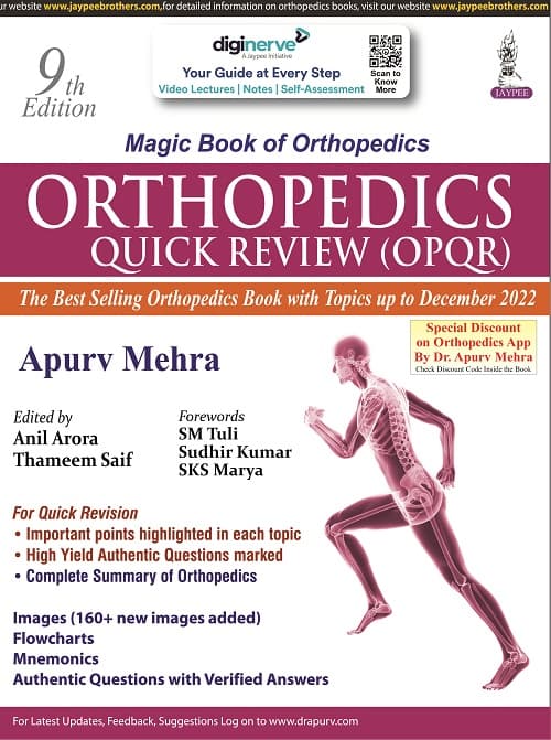 Orthopedics Quick Review 9th/2021 (OPQR)