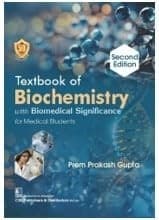 Textbook of Biochemistry with Biomedical Significance for Medical Students 2nd/2023
