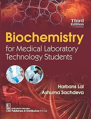 Biochemistry for Medical Laboratory Technology Students 3rd/2024