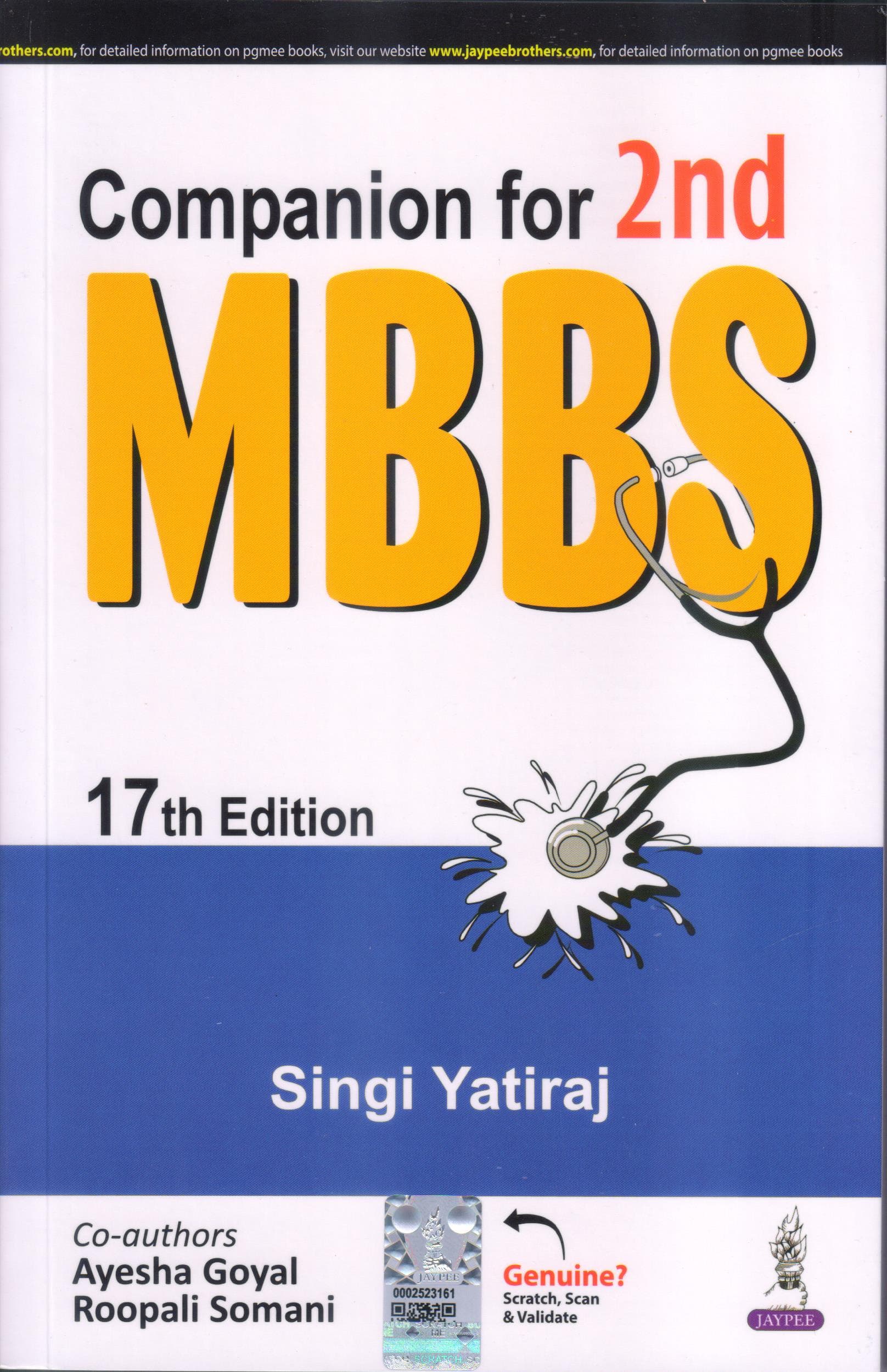 Companion for 2nd MBBS 17th/2024