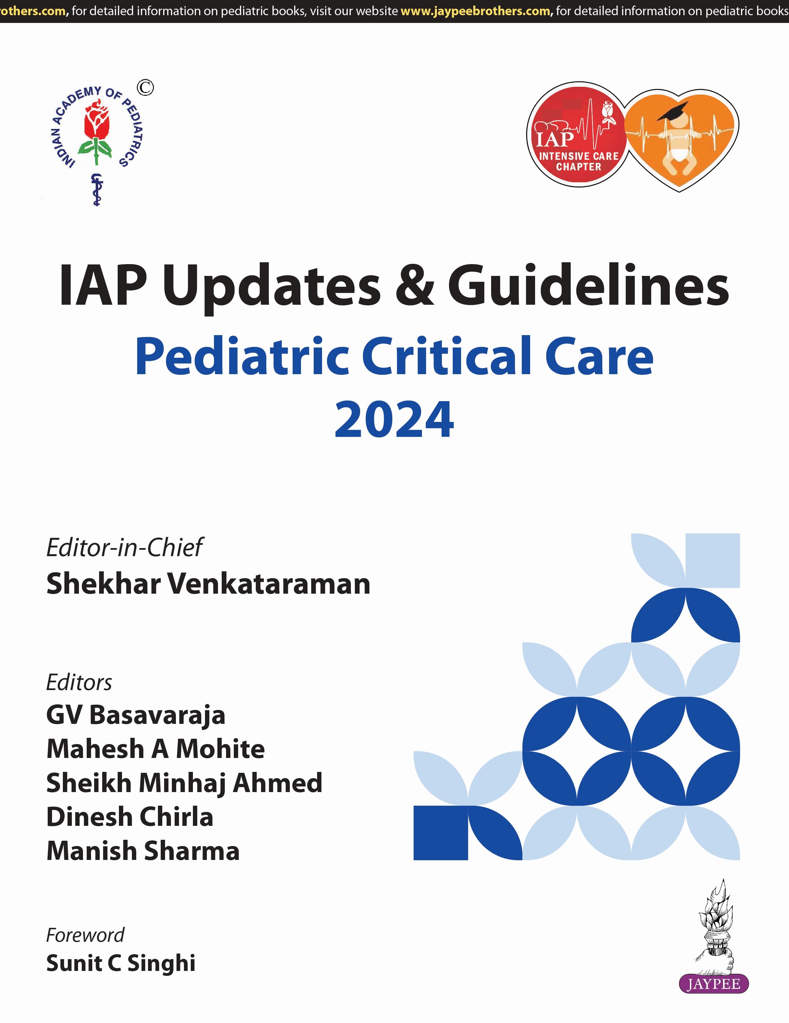 IAP Updates and Guidelines Pediatric Critical Care 2024 1st/2025