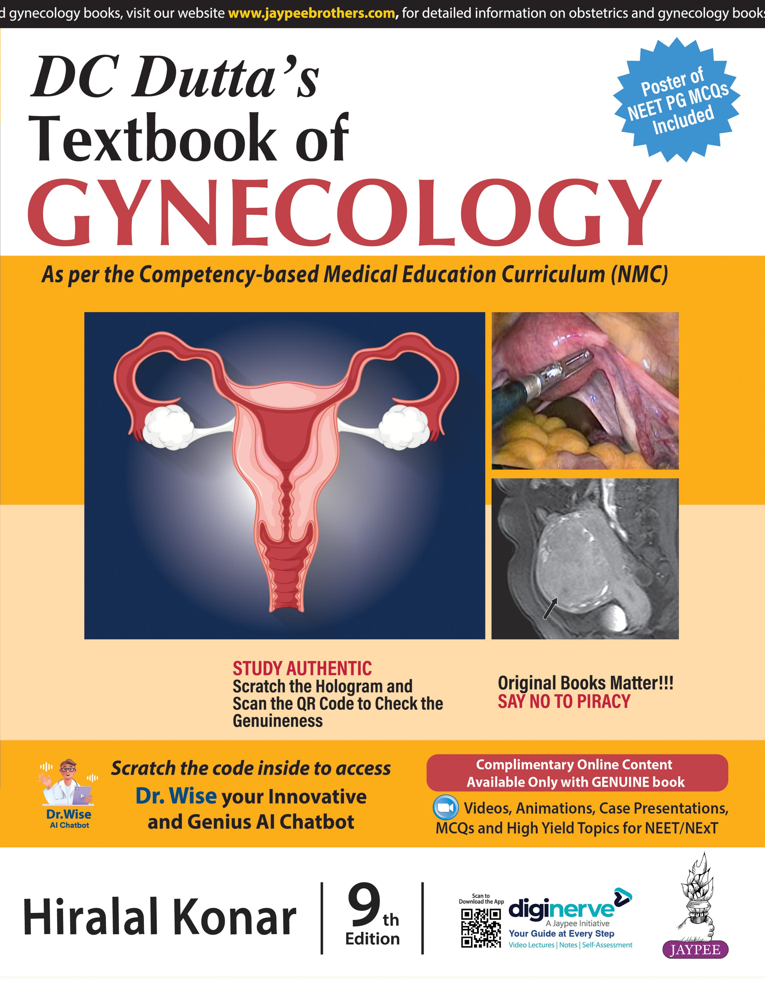 DC Dutta’s Textbook of Gynecology 9th/2024