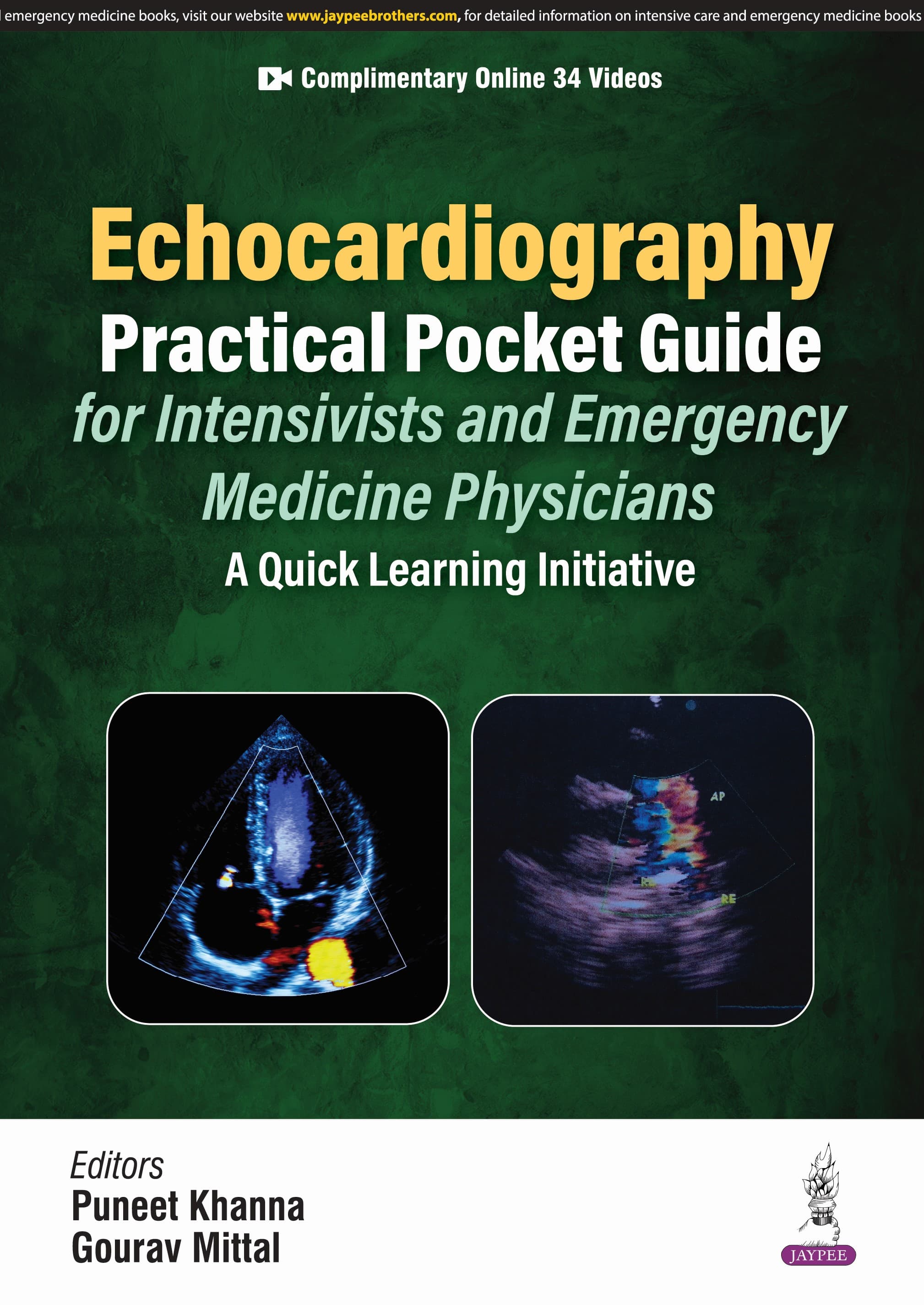 Echocardiography Practical Pocket Guide for Intensivists and Emergency Medicine Physicians 1st/2025