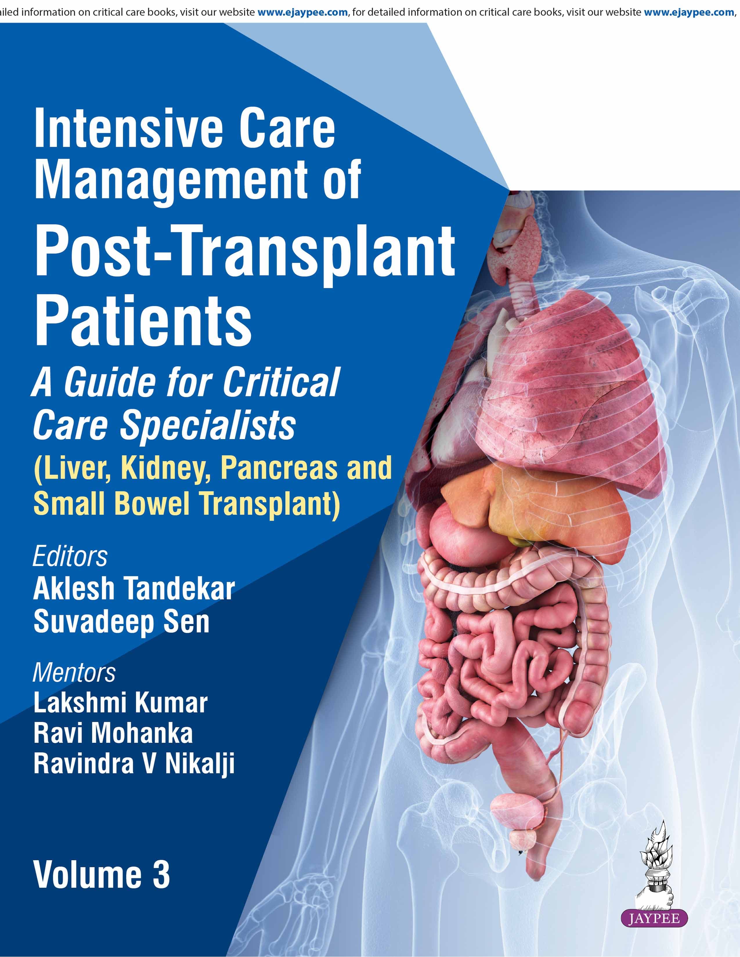 Intensive Care Management of Post-Transplant Patients: A Guide for Critical Care Specialists 1st/2026 (Vol 3)