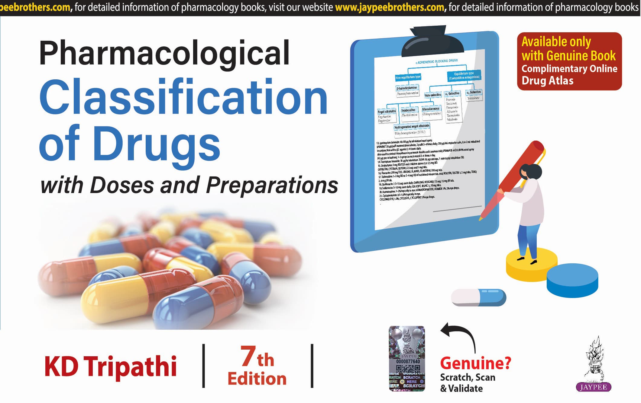 Pharmacological Classification of Drugs with Doses and Preparations 7th/2025