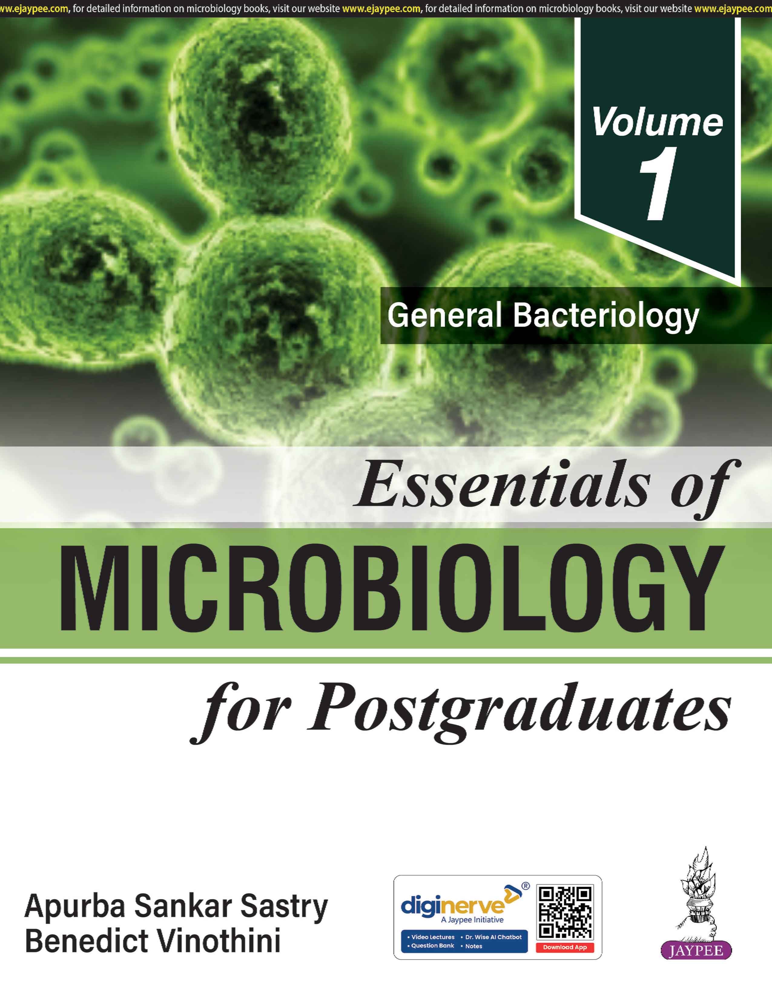 Essentials of Microbiology for Postgraduates: General Bacteriology 1st/2026 (Vol 1)
