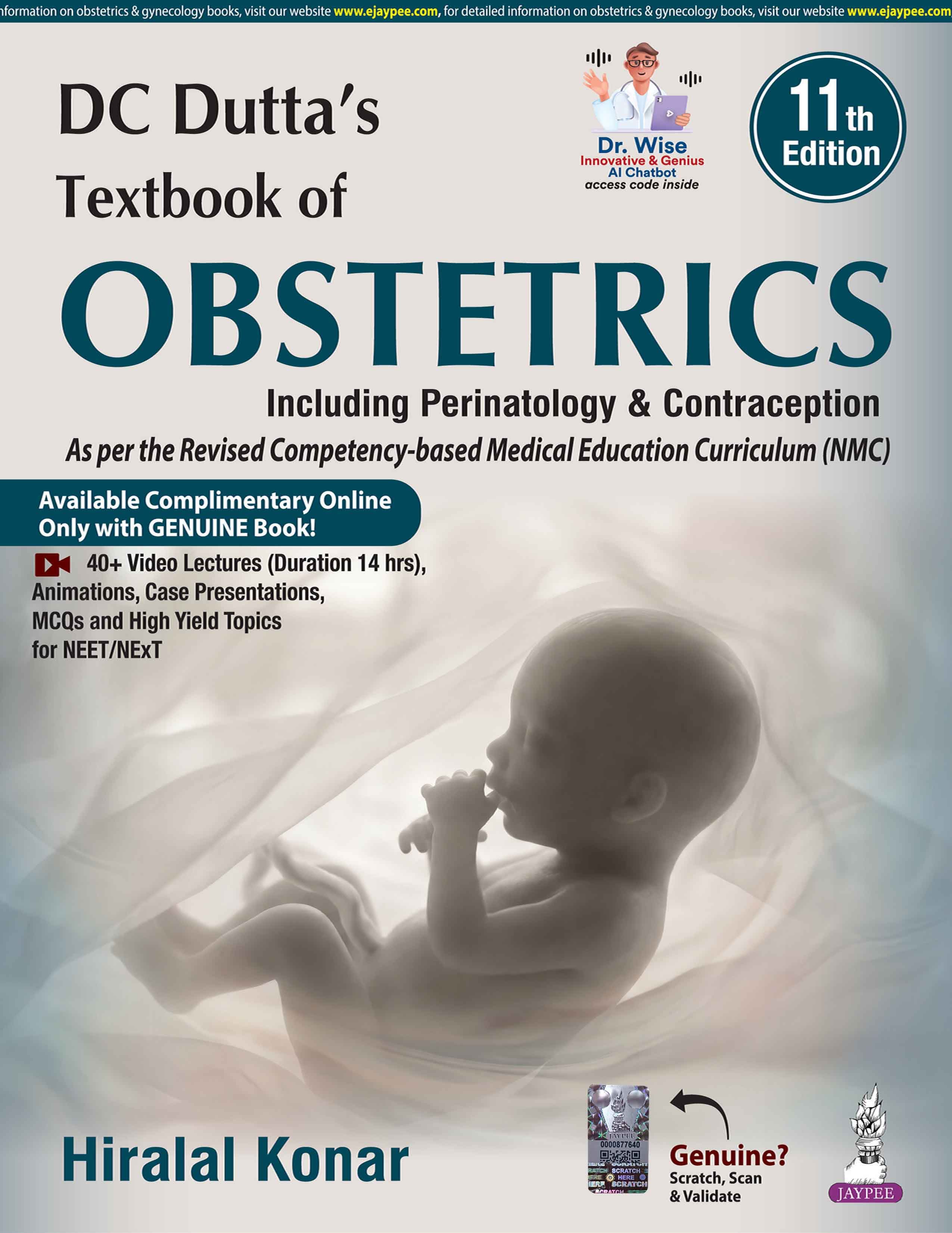 DC Dutta's Textbook of Obstetrics 11th/2026