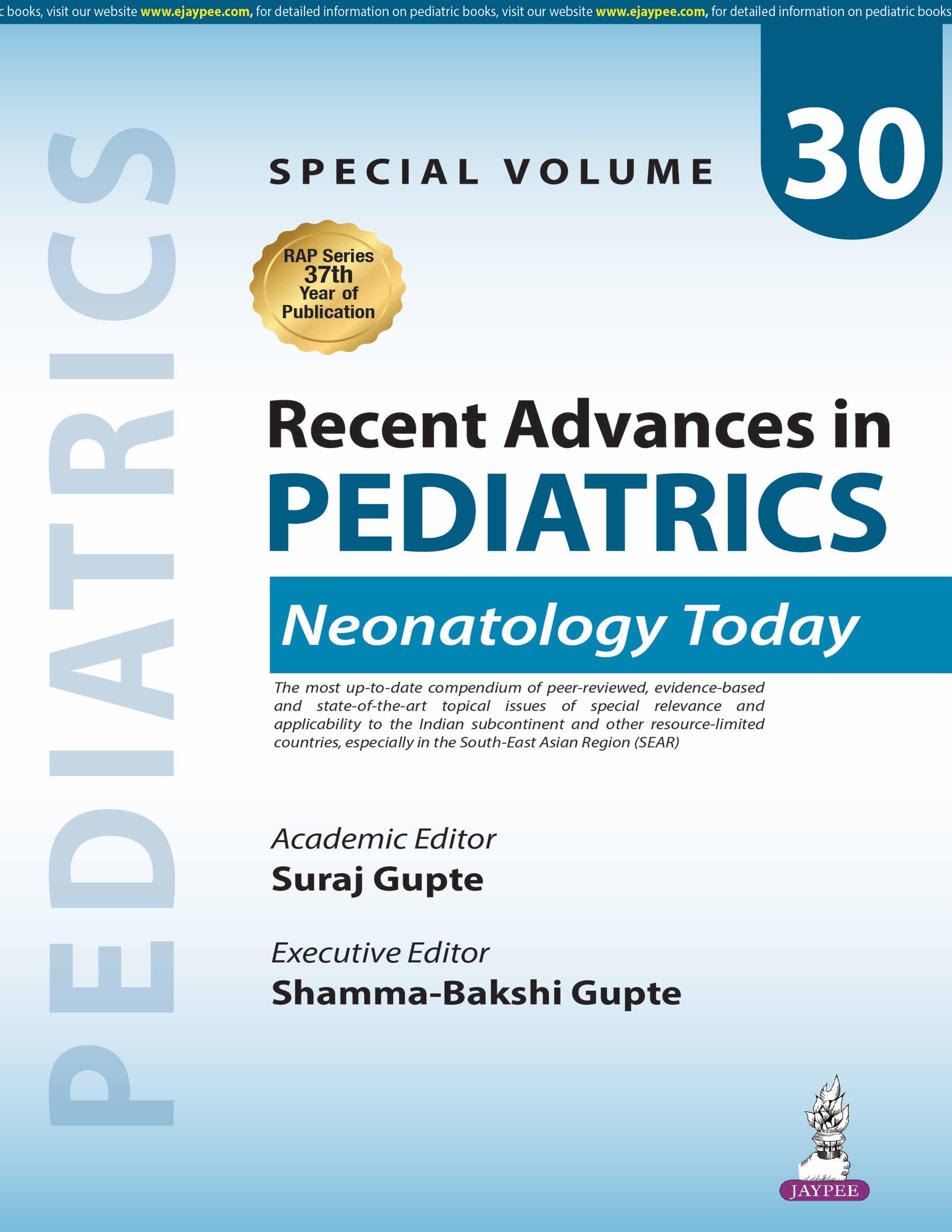 Recent Advances in Pediatrics Neonatology Today (Special Volume 30) 1st/2026