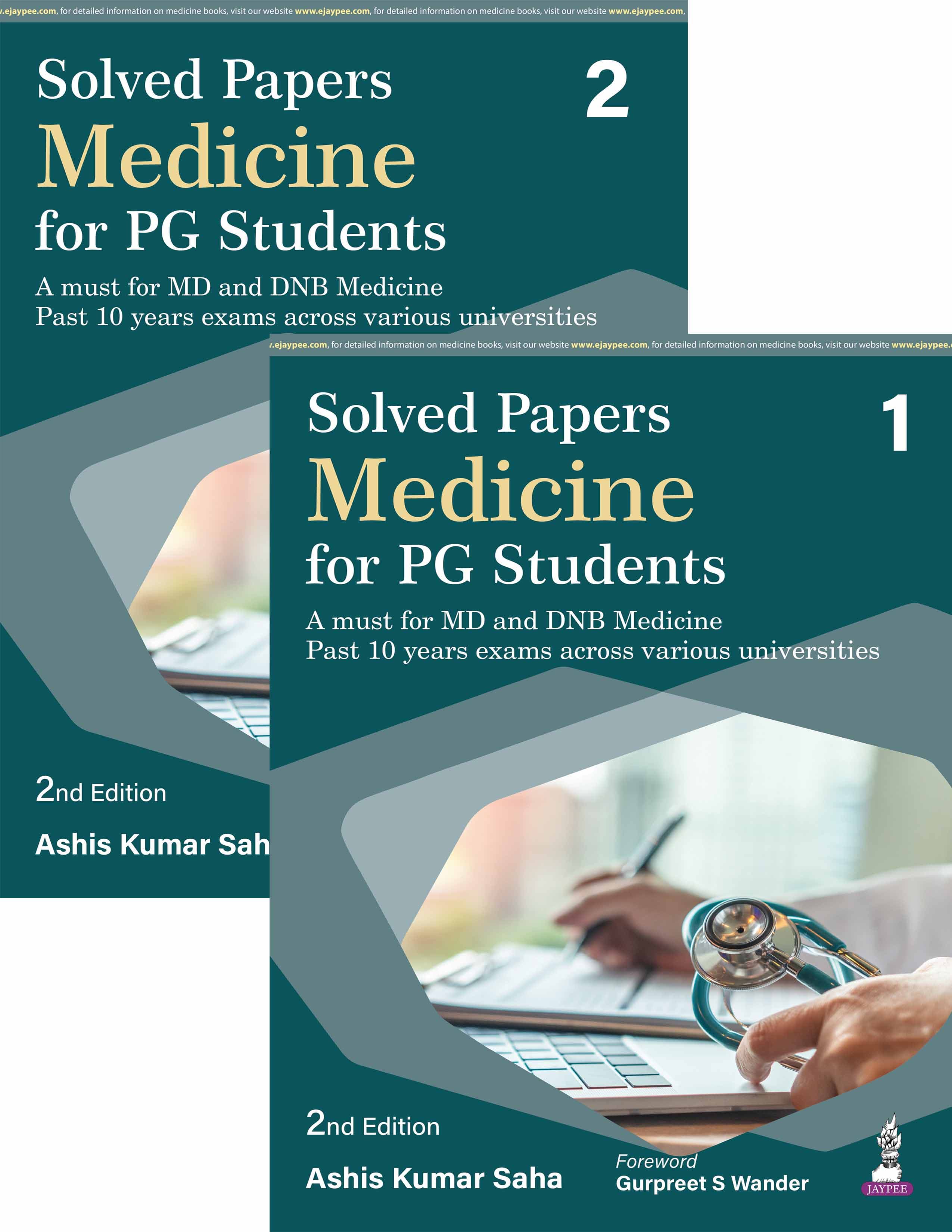 Solved Papers Medicine for PG Students 2nd/2026 (2 Vols)