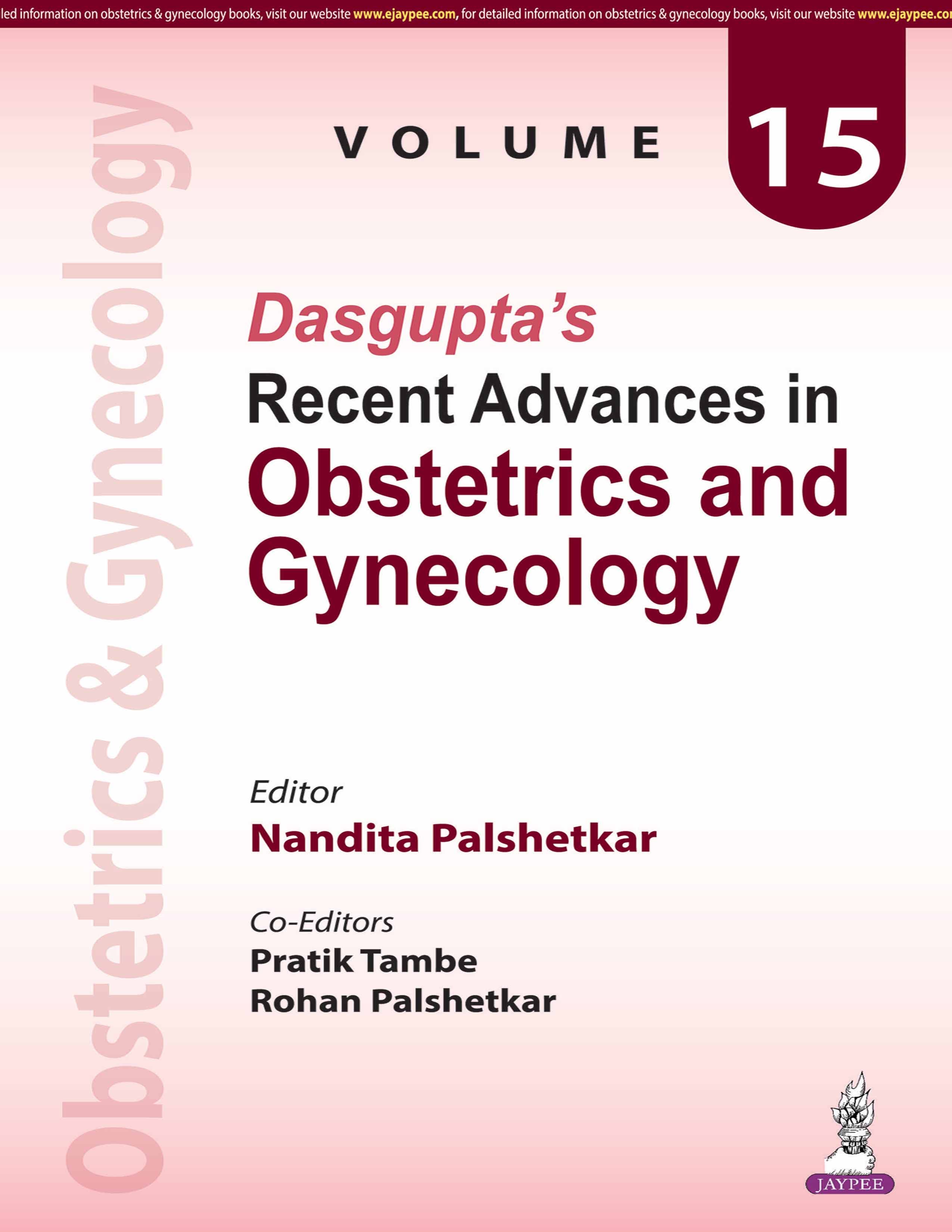 Dasguptas Recent Advances in Obstetrics and Gynecology 1st/2026 (Vol 15)