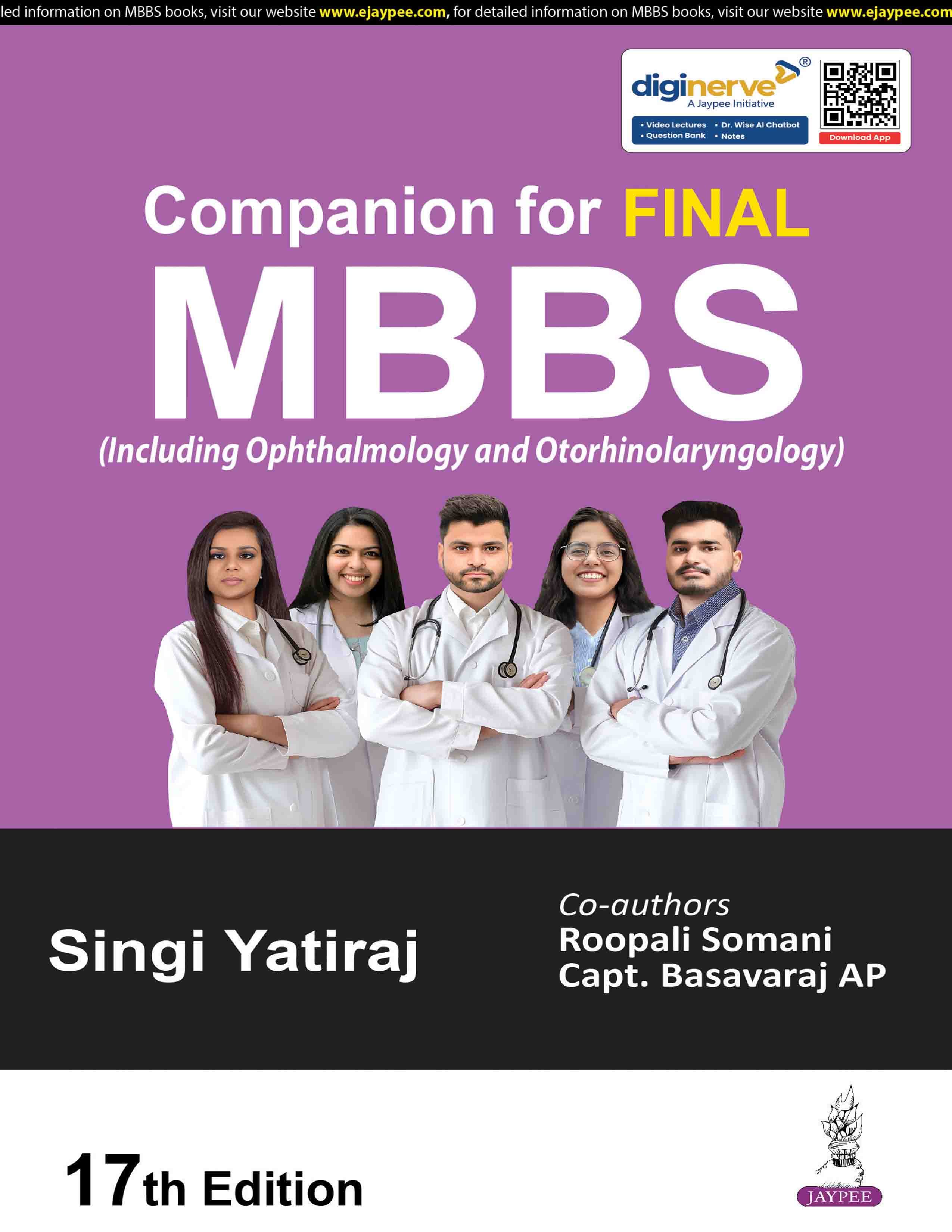 Companion for Final MBBS (Including Ophthalmology and Otorhinolaryngology) 17th/2026