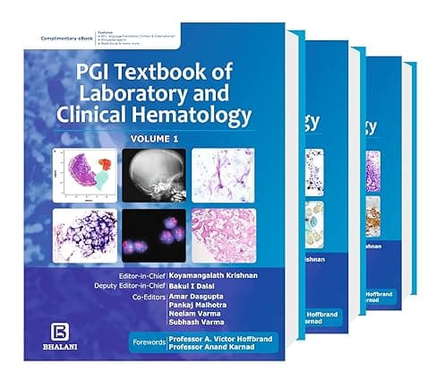 PGI Textbook of Laboratory and Clinical Hematology 1st/2023 (3 Vols)
