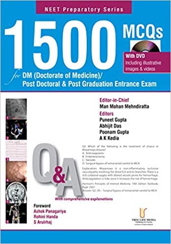 1500 MCQs for DM, Post Doctoral & Post Graduation Entrance Exam 1st/2019
