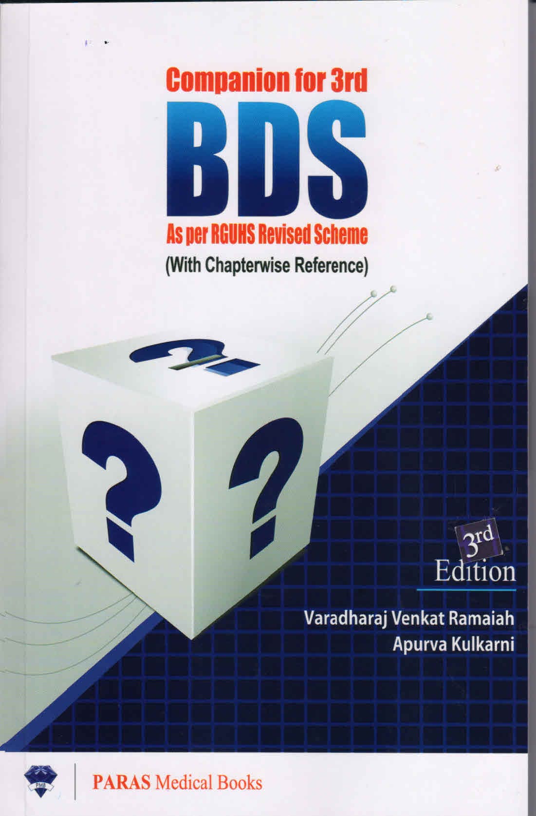 Companion for 3rd BDS as per RGUHS Scheme 3rd/2018