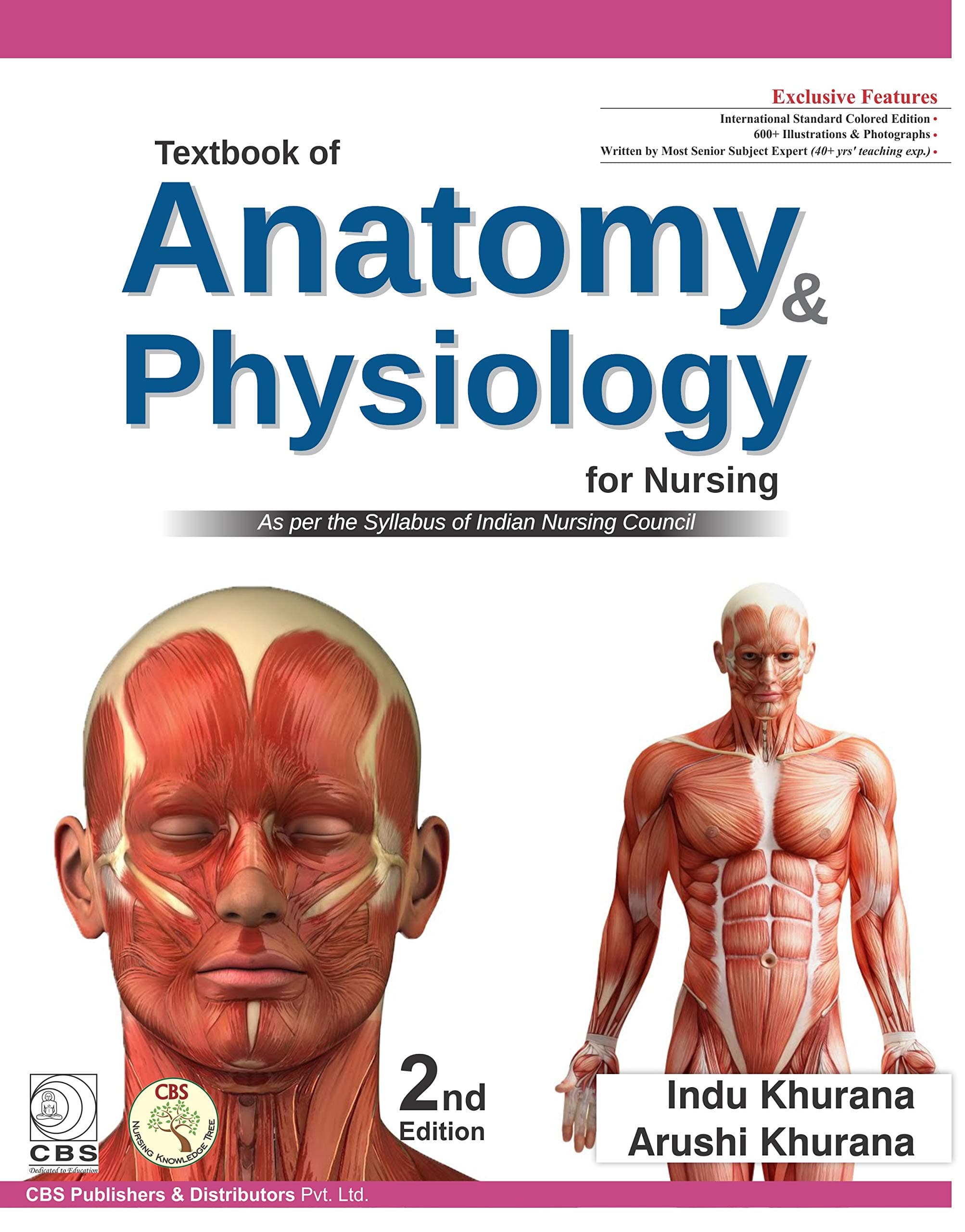 Textbook of Anatomy and Physiology for BSc Nursing 2nd/2022