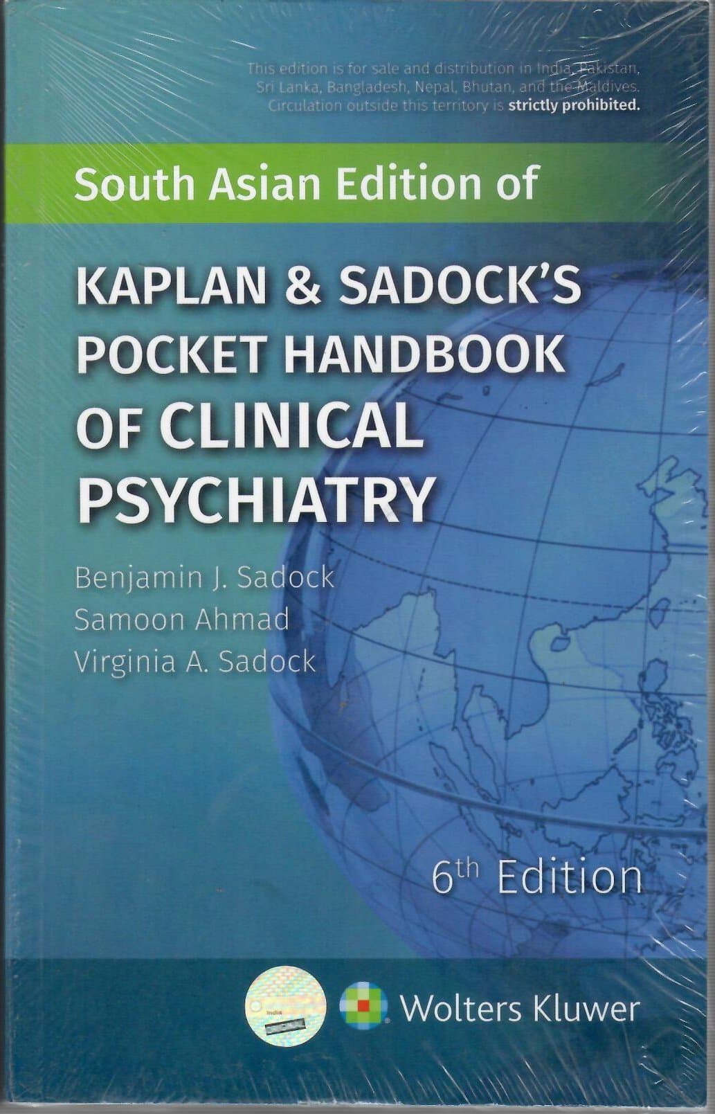 kaplan & sadock's Pocket Handbook Of Clinical Psychiatry 6th SAE/2018
