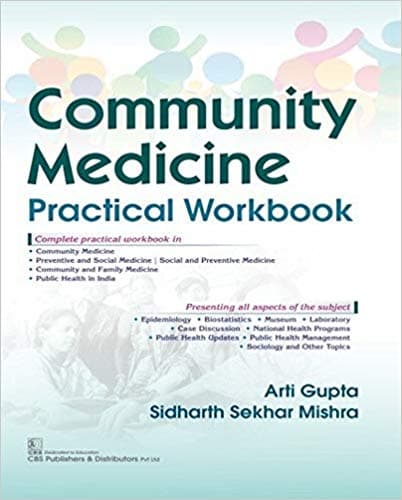 Community Medicine Practical Workbook 1st/2018